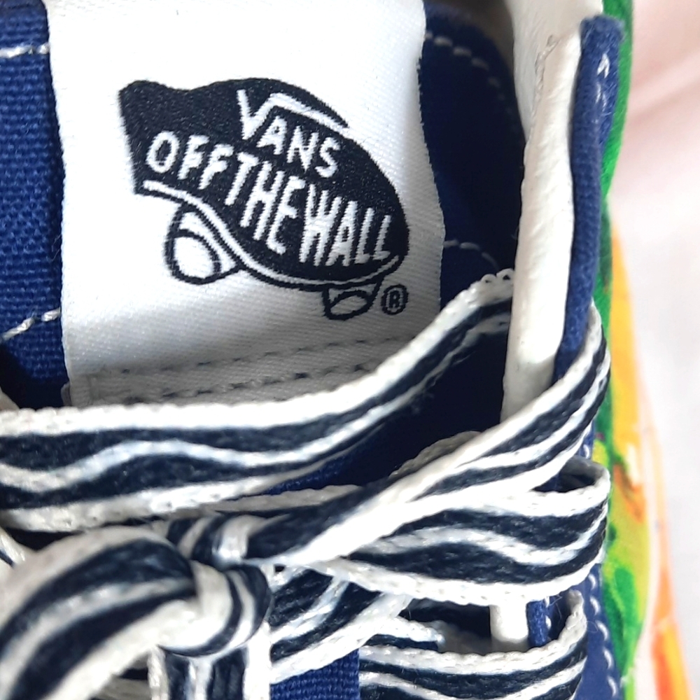 Vans Off The Wall Crayola Mens Shoes Size 4 Womens Size 5.5 Hightop Sk8 Sneakers - Picture 3 of 11